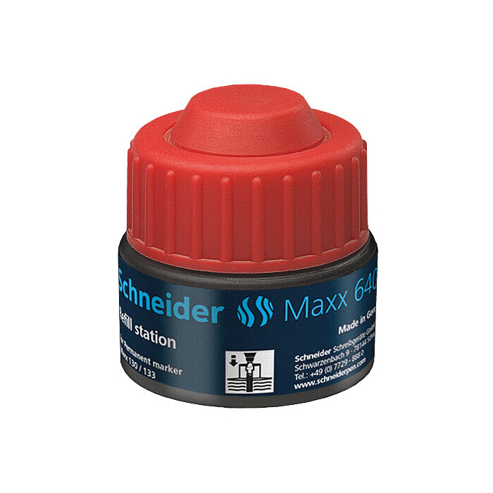 SCHNEIDER Refillstation Maxx 640 30ml rot