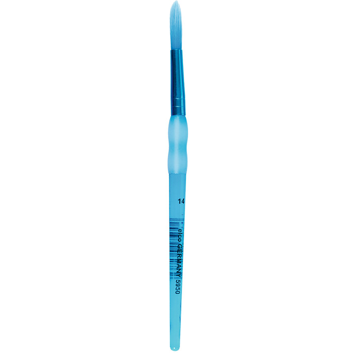 Haarpinsel Gr. 14 blau