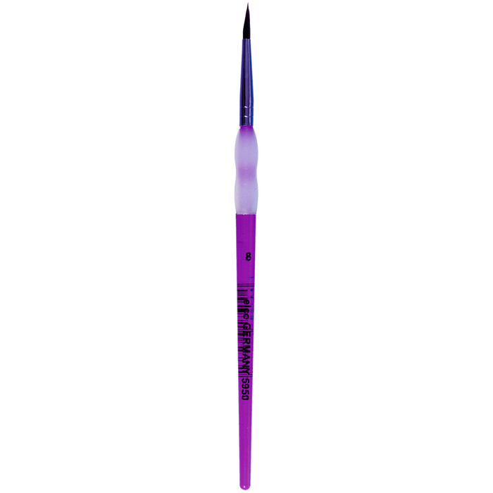 Haarpinsel Gr. 8 violett