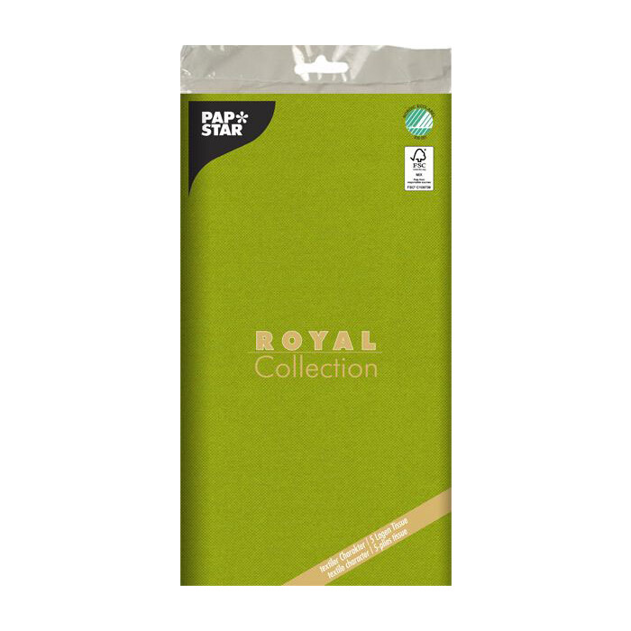 PAPSTAR Tischdecke Royal Selection 120 x 180 cm olivgrün