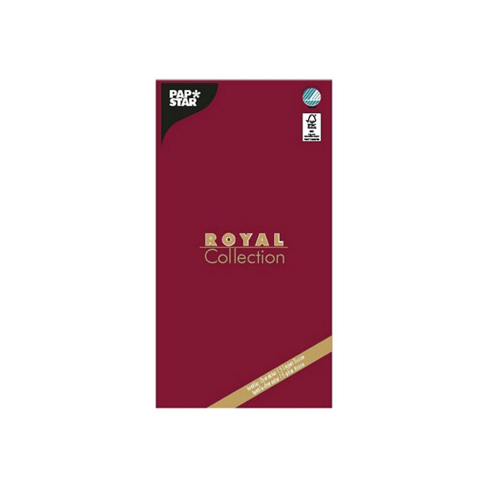 PAPSTAR Tischdecke Royal Selection 120 x 180 cm bordeaux