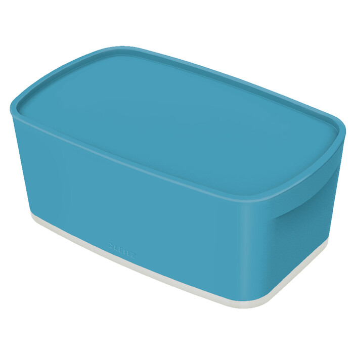 LEITZ Aufbewahrungsbox A5 MyBox Cosy mit Deckel sanftes blau