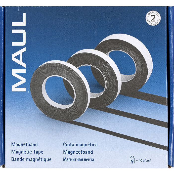 MAUL Magnetband 1 cm x 10 m schwarz