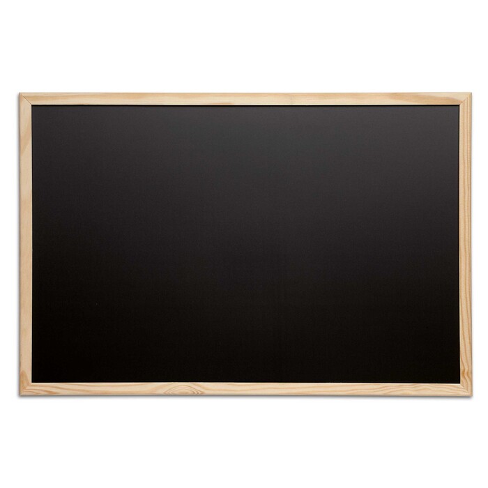 Kreidetafel mit Holzrahmen 30 x 40 cm schwarz