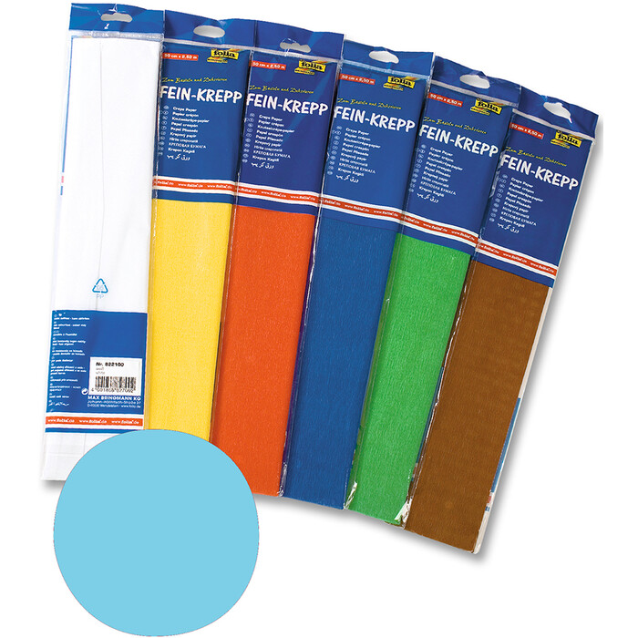 FOLIA Krepppapier lichtblau