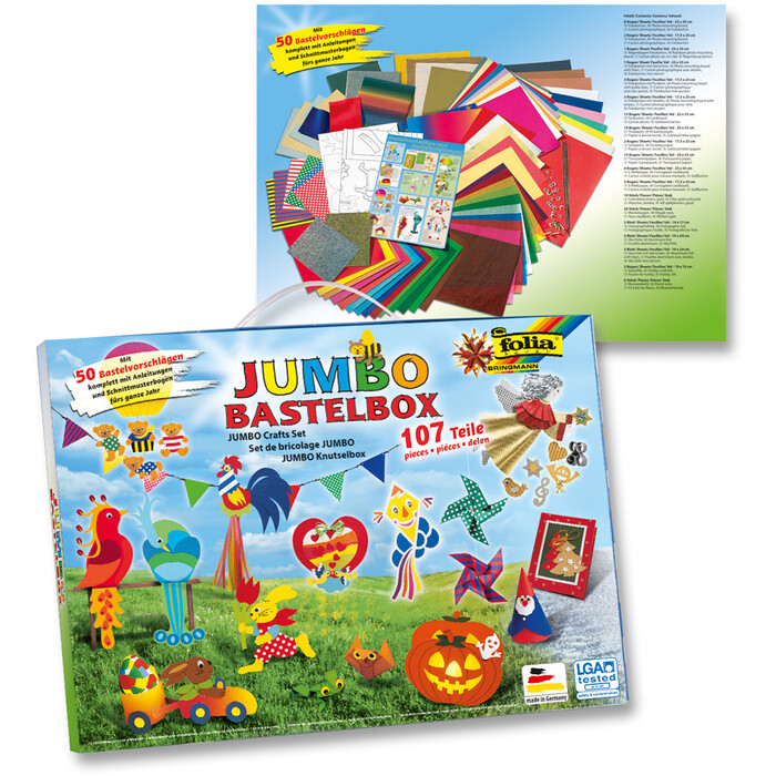 Jumbo Bastelbox, 107-teilig