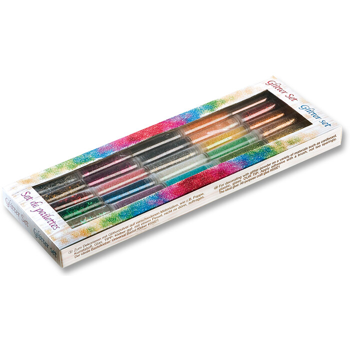 Glitterset, 30 Dosen