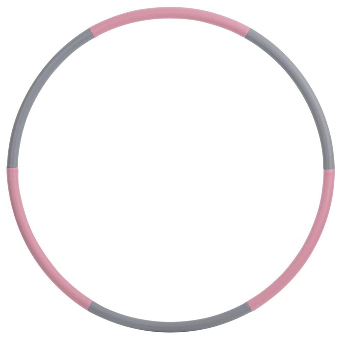 SCHILDKRÖT® Fitness-Hoop 90 cm grau/rosa