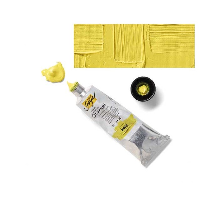 SOLO GOYA Künstler-Ölfarbe 55 ml gelb zitron
