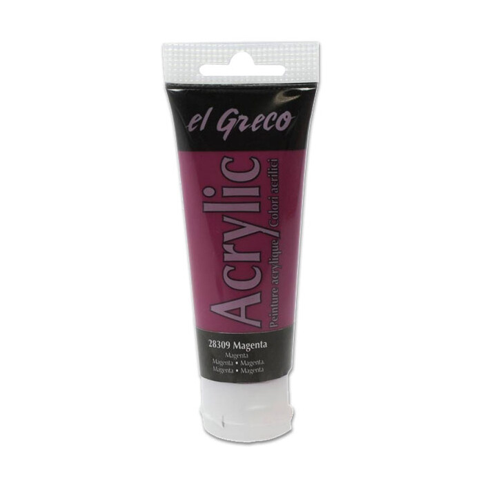 EL GRECO Acrylfarbe 75 ml magenta