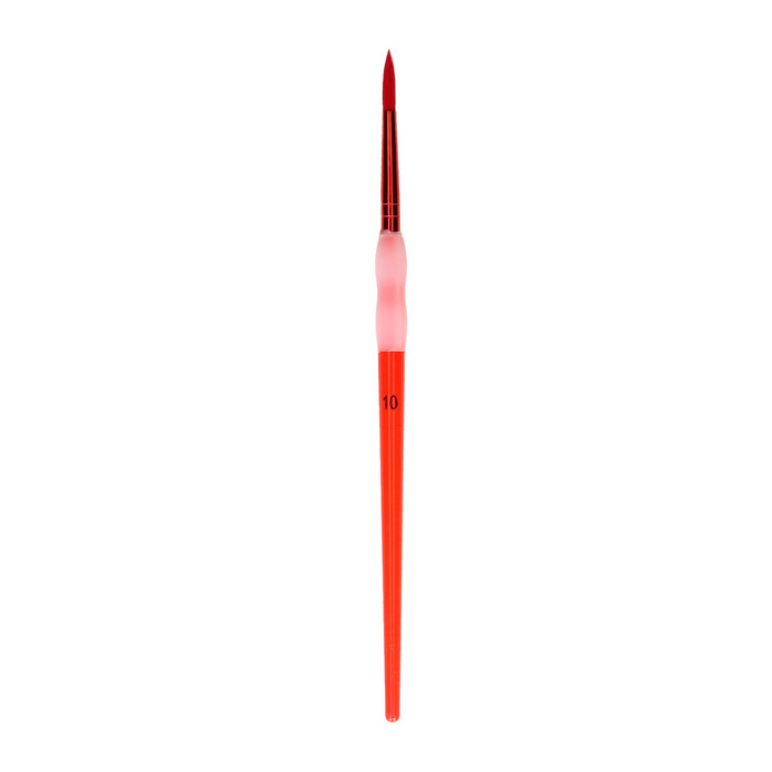 Haarpinsel Gr. 10, rot