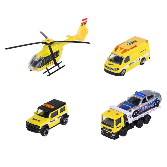 MAJORETTE ÖAMTC Geschenk-Set 5 Fahrzeuge