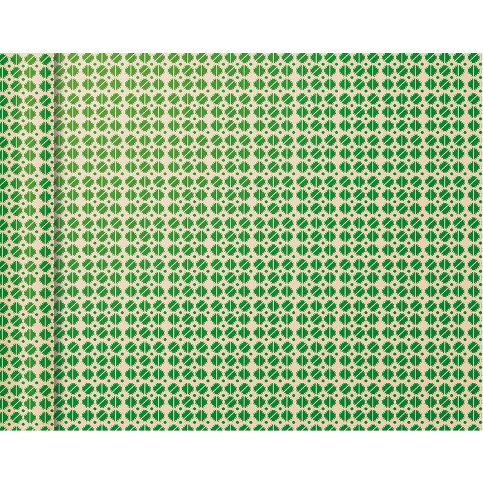 Geschenkpapier Grüne Quadrate 5 x 0,35 m 80 g Tiny Rolls
