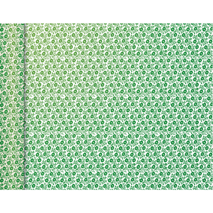 Geschenkpapier Grüne Blumen 5 x 0,35 m 80 g Tiny Rolls