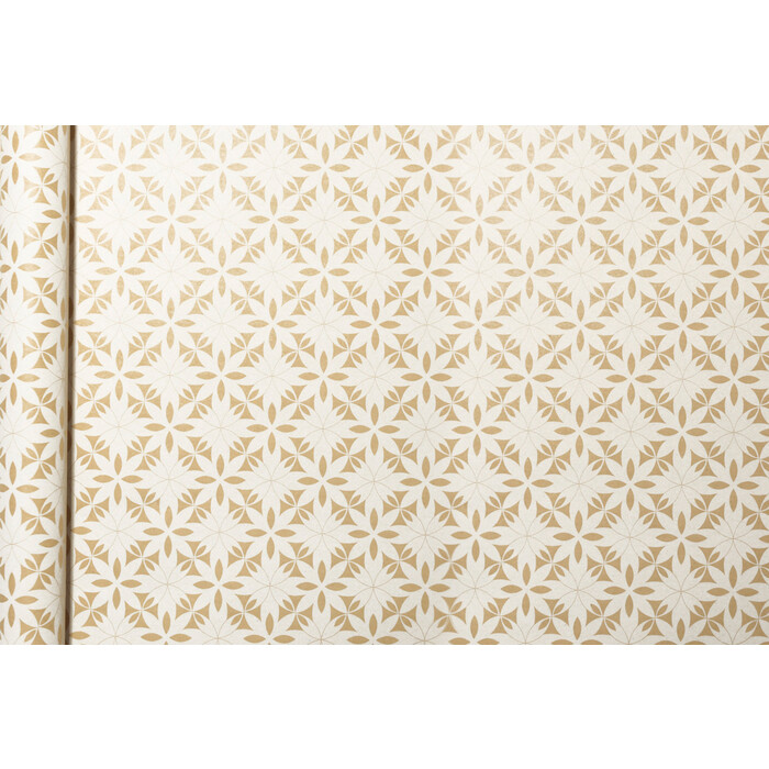 Geschenkpapier Schuppenmuster Weiße Blumen 5 x 0,35 m 70g Tiny Rolls