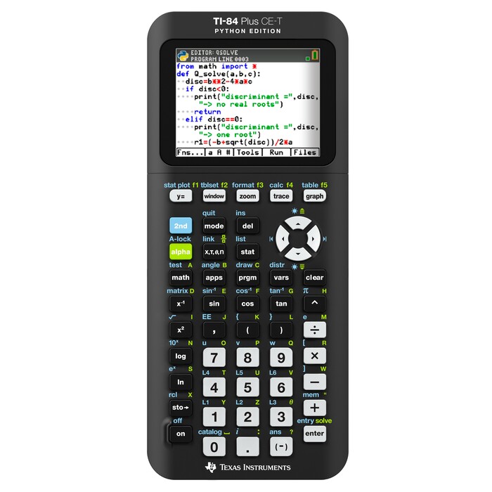 TEXAS INSTRUMENTS Taschenrechner TI-84 Plus CE-T schwarz