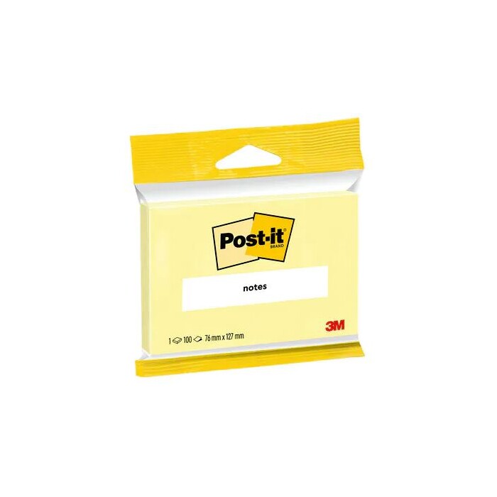 POST-IT Haftnotizen 127 x 76 mm 100 Blatt gelb