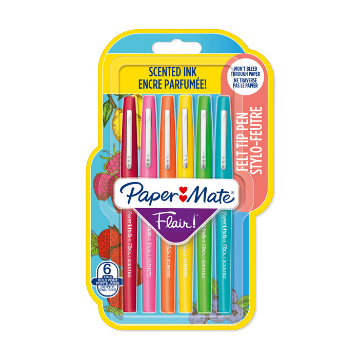 PAPER MATE Flair Scented Stifte mit Duft 6 Stück mehrere Farben