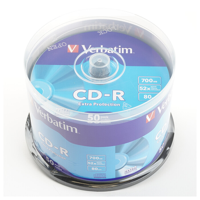VERBATIM CD-R 700MB 52x 50er Spindel
