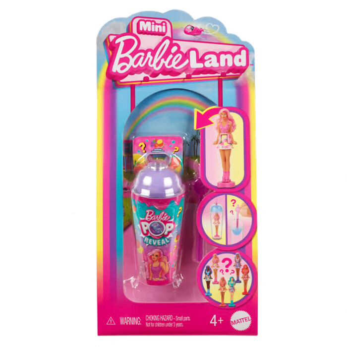 MATTEL Barbie Mini Barbieland Pop-Reveal-Puppen bunt