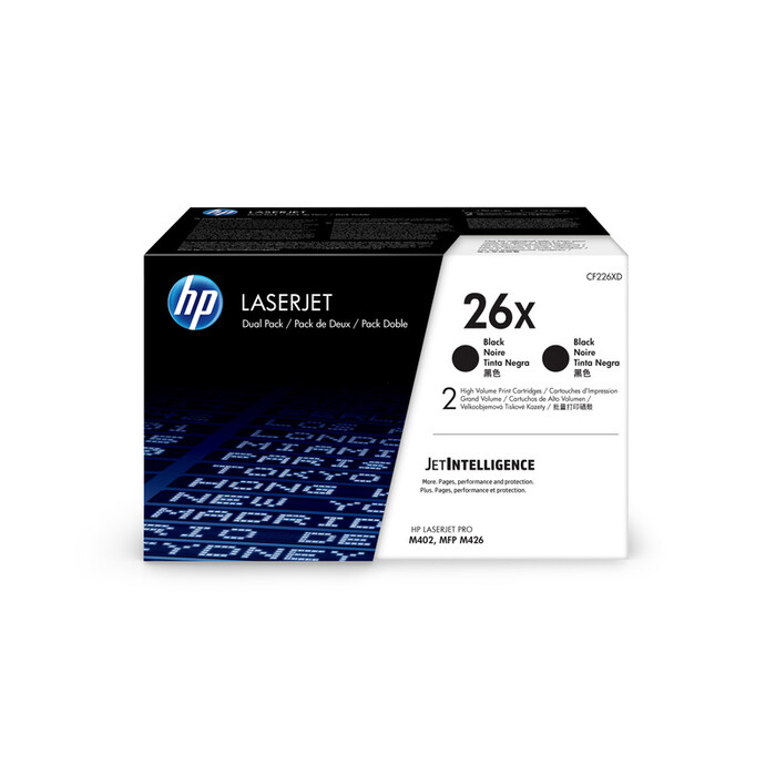 HP LJ Cartridge Nr.26X black Doppelpack