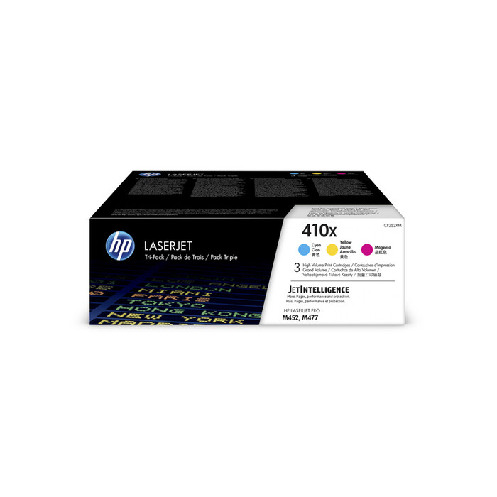 HP LJ Cartridge Nr.410X C|M|Y Tri-pack