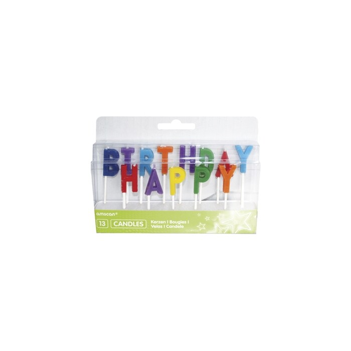 Kerzenset - Happy Birthday