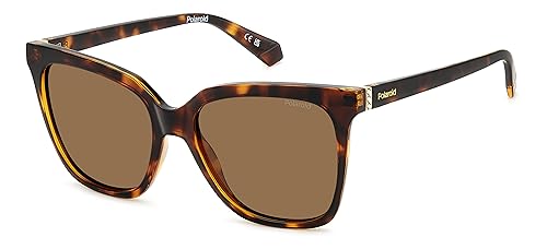 Polaroid Unisex Sonnenbrille Pld 4155/S/X 086 55/17/145 Damen Sunglasses, 086/Sp Havana, 55