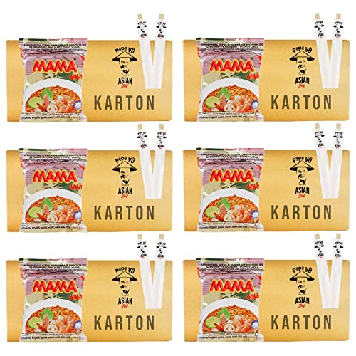 180Er Pack (180X60G) Mama Instant Nudelsuppe Tom Yum Shrimps Flavor (Papa Vo®)