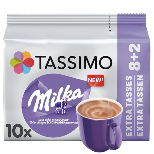 Tassimo Kapseln, 50 Milka Kakao Kapseln, 5Er Pack, 5 X 10 Getränke