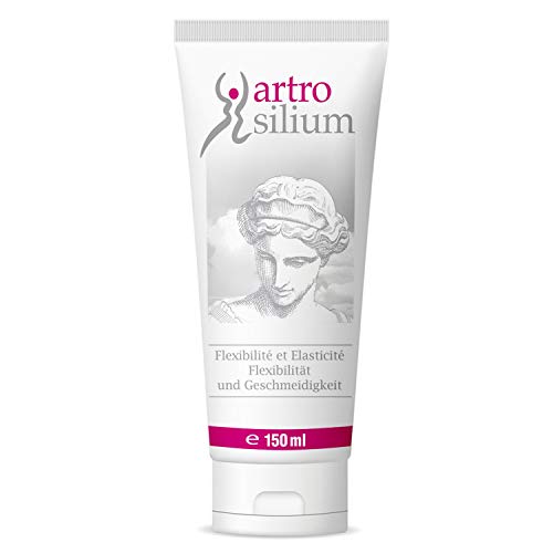 Artrosilium Organisches Silizium Gel 150Ml - Silicium Gelenk Gel Zum Einmassieren - Massage Gel Zur Täglichen Anwendung- 4 Wochen Kur - 150Ml Tube