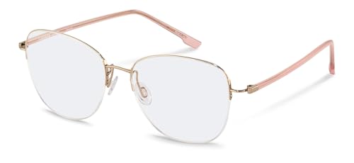 Rodenstock Brillengestell (Model R7141) Für Damen, Quadratisch, Gefertigt Aus Titanium (Inklusive Brillenetui)