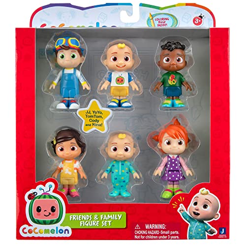 Cocomelon Wt0170 Jj, Yoyo, Tom, Cody Y Nina Spielzeug, Bunt