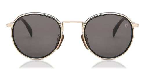 David Beckham Db 1033/S Sunglasses, 2M2/Ir Black Gold, 49 Unisex