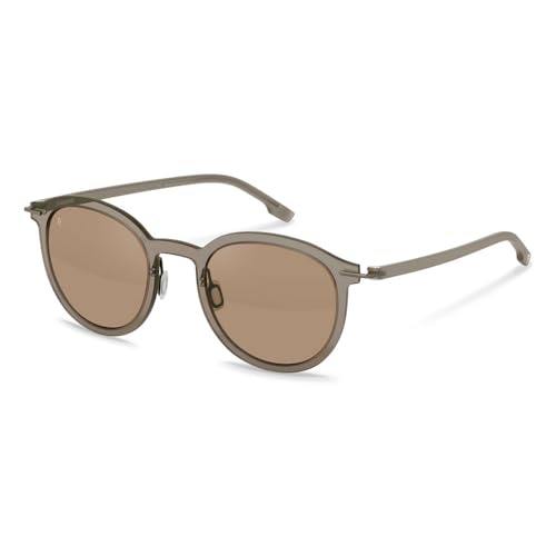 Rodenstock R3352 Lunettes De Soleil, Olive/Gris Foncé, 52 Unisex