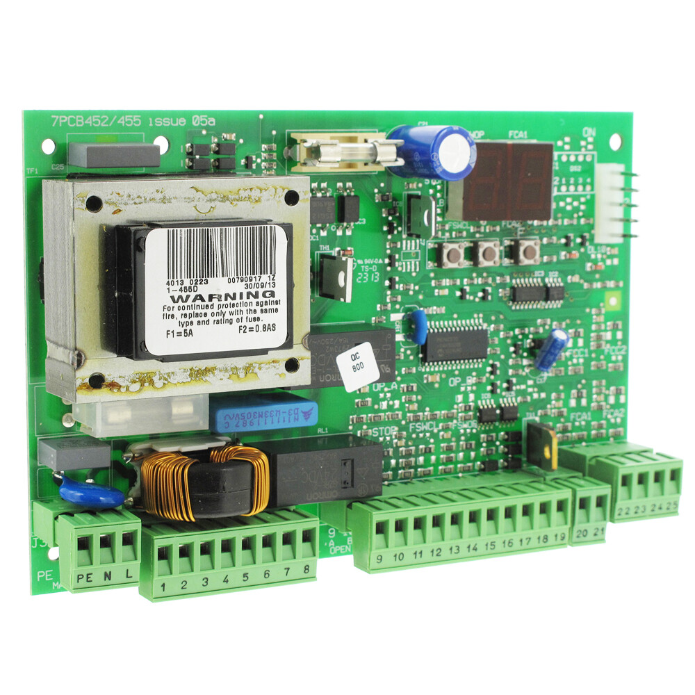 Carte Centrale Panneau De Commande Électronique Portail Battant FAAC 455D 790917