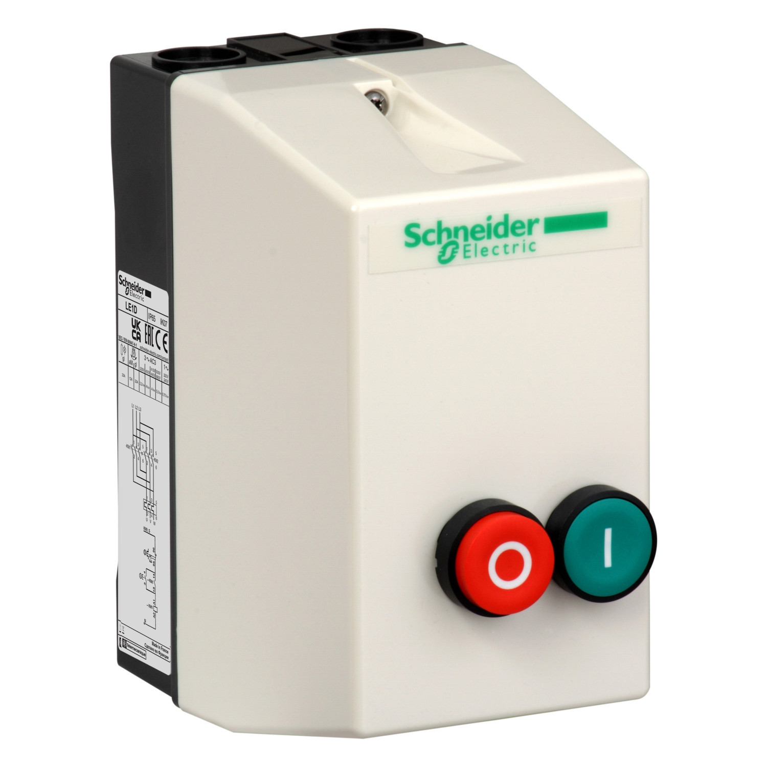 Le1d09v7 Schneider - Coffret De Démarrage Moteur - 9a - Bobine 400vca - Sans Rel