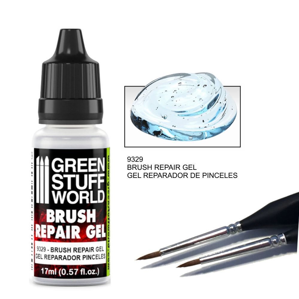 Gel pour réparer Pinceaux - réparation peinture pinceaux citadel Winsor Newton