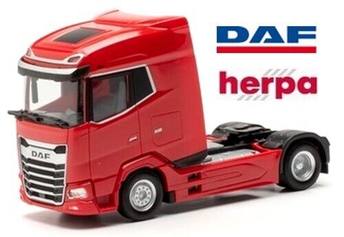 Daf XG  Tracteur solo caréné rouge  - Herpa - Echelle 1/87 (Ho)