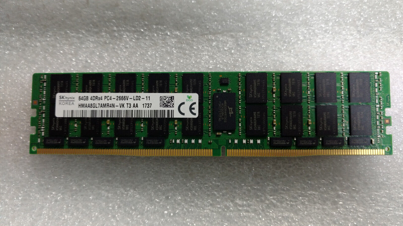 SK Hynix 64 Go 4DRx4 PC4-2666V-LD2-11 DDR4 ECC Ram (HMAA8GL7AMR4N-VK)
