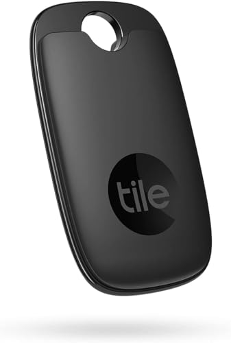 Tile Pro (2022) Localisateur D’Article Bluetooth, Portée De 120 M, Fonctionne Avec Alexa Et Google Smart Home. Compatible Avec Ios Et Android, Noir