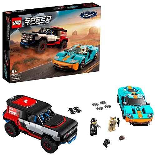 Lego Speed Champions – Ford Gt Heritage Edition Et Bronco R (76905)