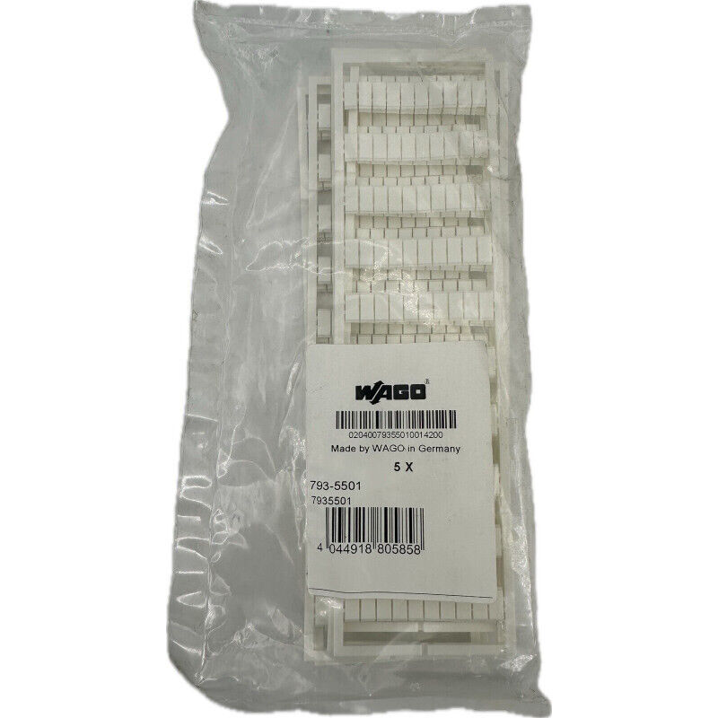 LOT De 5 Cartes De Marquage WMB WAGO 793-5501