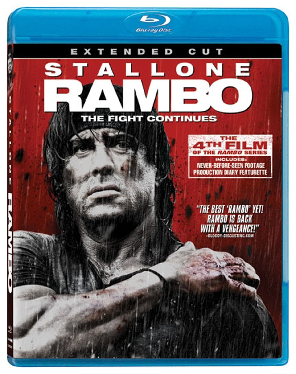Rambo (Extended Cut) (Blu-ray) Sylvester Stallone Julie Benz Paul Schulze