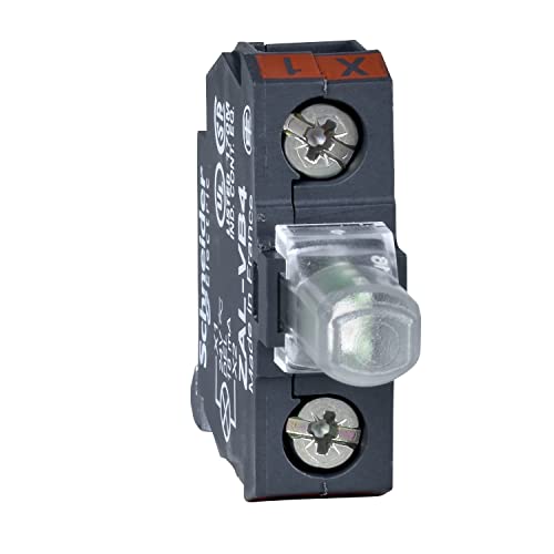 Schneider Electric Zalvm3 Harmony Bloc Lumineux Pour Boîte À Boutons, Del Intégrée, 230-240V, Vert