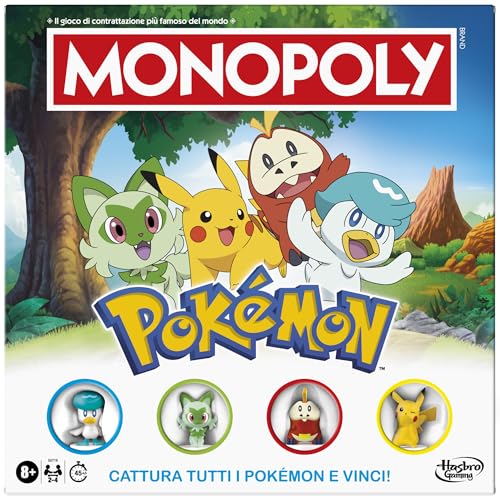 Jeu De Société Monopoly Pokémon Edition - Version Italienne