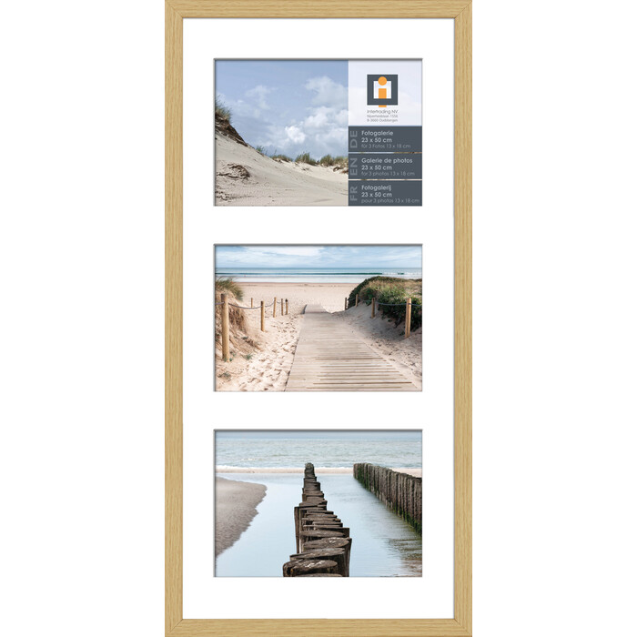 INTERTRADING Galerierahmen Madrid Natur 23 x 50 cm natur