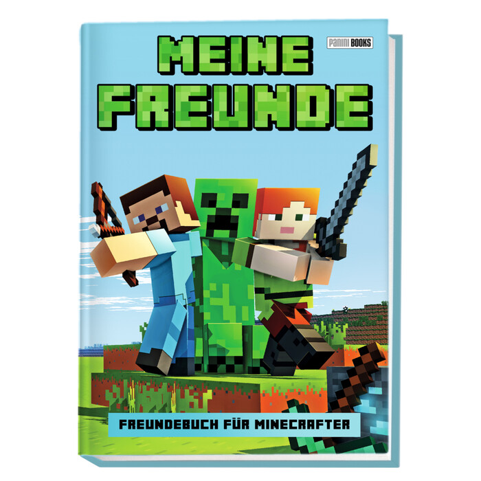 Meine Freunde - Freundebuch für Minecrafter - gebunden