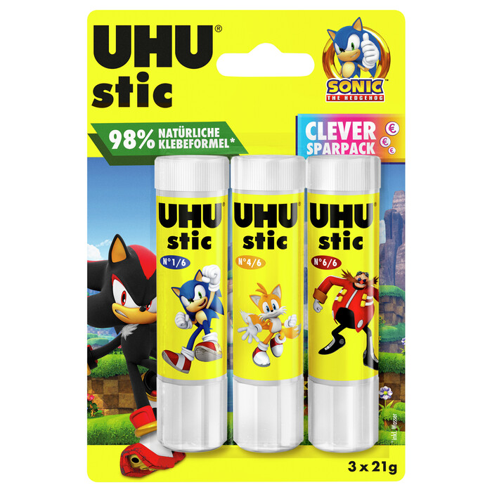 UHU Klebestift Stic Sonic 3 x 21 g