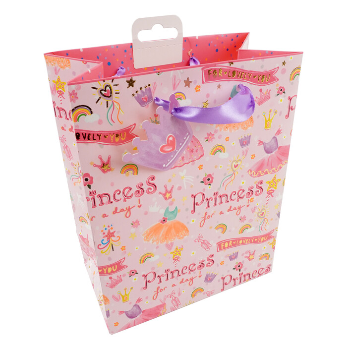 Tragetasche Prinzessin A5 18 x 23 x 10 cm rosa